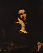 Gustave Courbet The Man with the Leather Belt oil painting